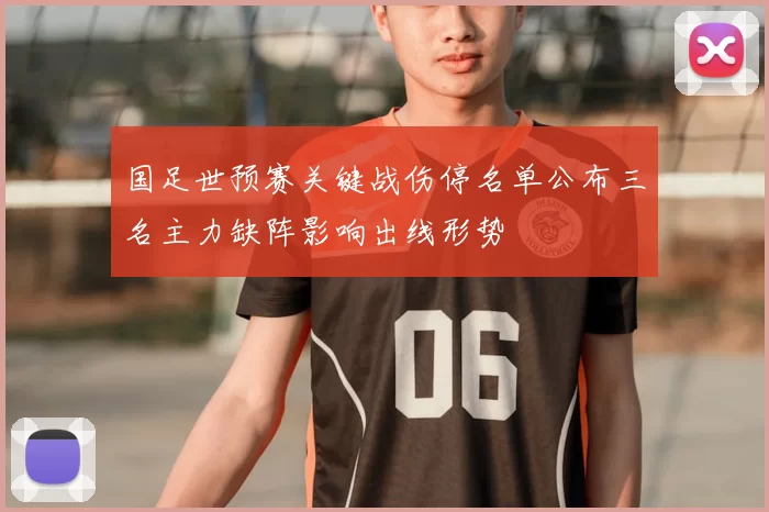 国足世预赛关键战伤停名单公布三名主力缺阵影响出线形势